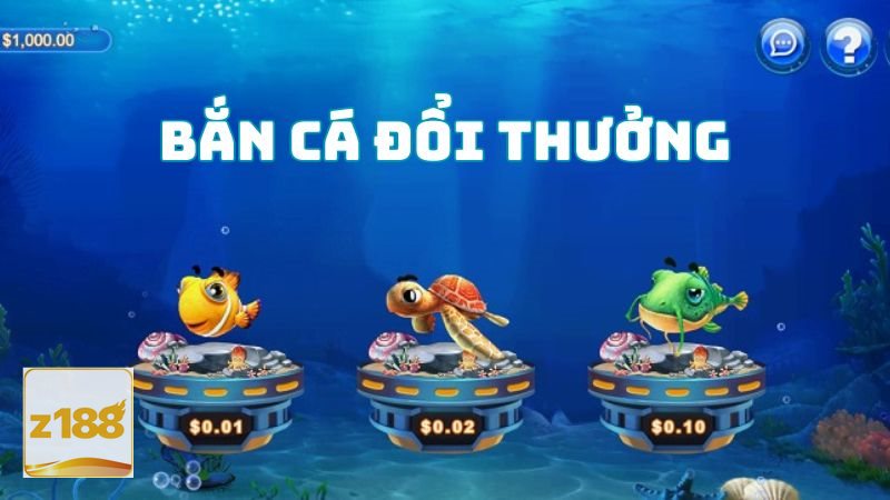 Bắn cá Z188 - Lối chơi trực quan, dễ bắt đầu